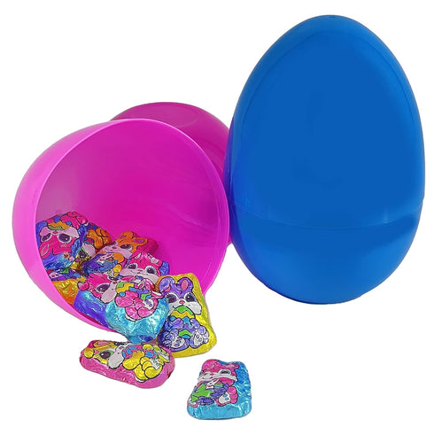 (1 Easter Bunnies, Smooth & Creamy Party Bag Fillers, Individually Wrapped Multicolor Foils Pound)