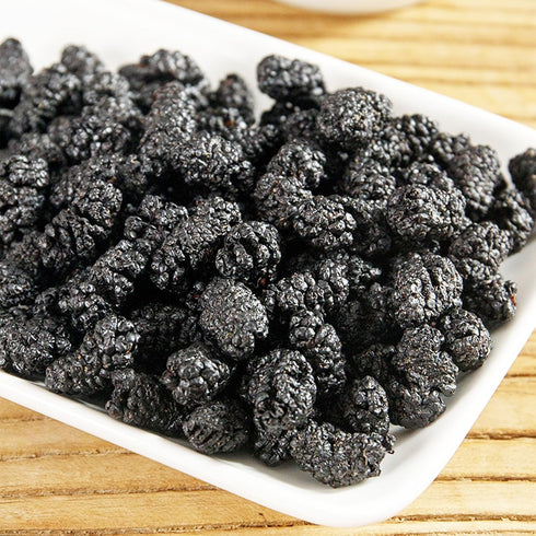 BAYUEDEGUA Mulberry 150g/5.29oz Mulberry, -Dried Black Dried clean ingredient list, pure dried fruit, sugar free