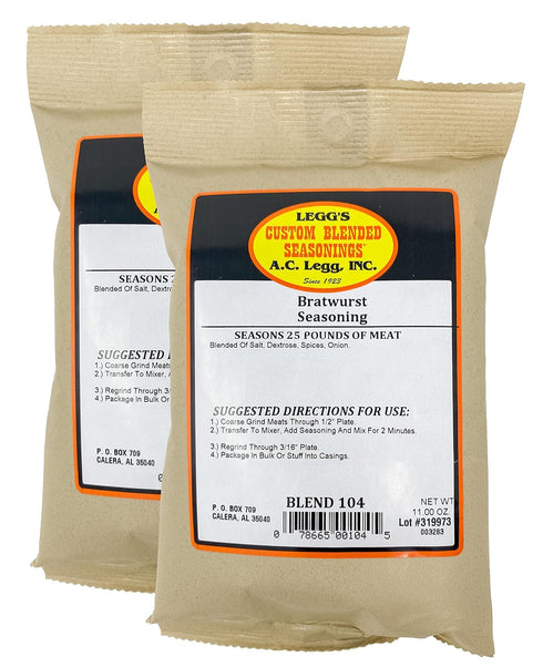 Old Plantation A.C. Legg Bratwurst Seasoning - PACK OF 2
