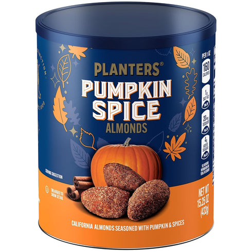 PLANTERS Fall Edition Pumpkin Spice Almonds, Pumpkin Spice Snacks, Cooking & Baking