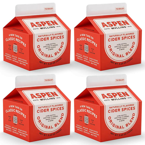 ASPEN MULLING Cider Spices Original Blend. Cinnamon, Nutmeg, & Clove. Holiday Mulling Spice Mix
