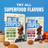 70% 5g 3.5 OZ Blue Stripes - Chocolate Covered Cacao Beans, Hazelnut Butter, Cacao, No Refined Sugar, Gluten Free