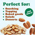 12 Food to Live Dry Roasted Natural Sliced Almonds with Himalayan Salt, Ounces Unblanched Nuts, Oven Toasted, Lighly