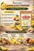 2 LB Indus Farms Lemon Juice Powder Made from Real Lemons, Fine Easy-Mix Powder for Drinks, Lemonade & Baking