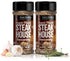 Sauce Goddess Super Chunk Steakhouse Spice Shaker (2-Pack), Versatile Steak Seasoning, BBQ Rub for Chops, Chicken