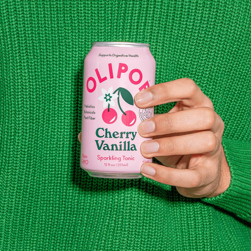12 Oz Olipop, Tonic Sparkling Cherry Vanilla, Fl