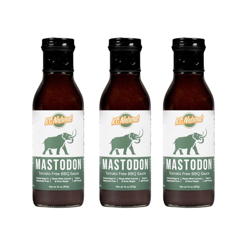 KC Natural - Mastodon Barbecue Sauce - Nightshade Free - Paleo and