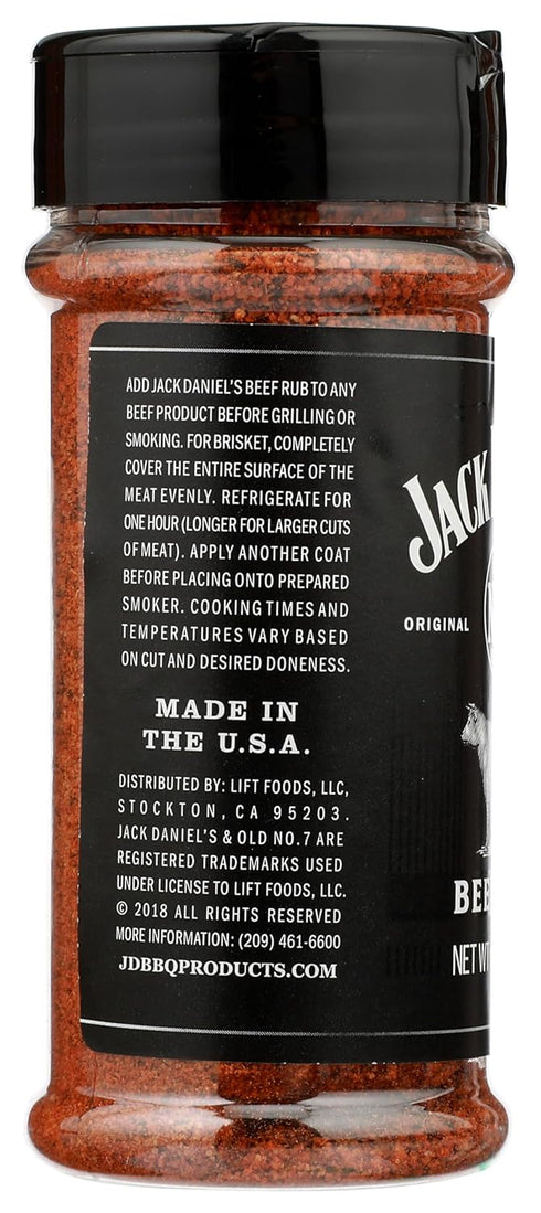 5 oz Jack Daniels Seasoning Rub Barbeque Beef