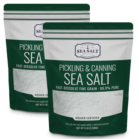 Pickling & Canning Pickling & Curing Salt for Natural Preserving, Fine Kosher