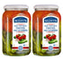 Nezhin Marinated Tomatoes and Cucumbers Mix Vegetables Glass Jar 920mg Pack of
