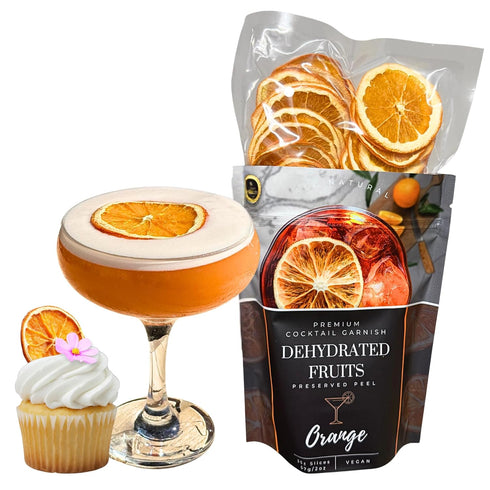 Dried Orange Slices - Preserved Peel | 35 Slices | Dehydrated Fruits