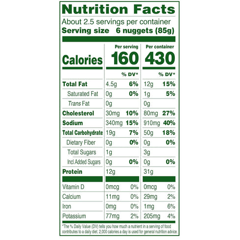 Applegate 8oz (Frozen) Organic Gluten-Free Chicken Nuggets