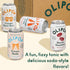 4-Flavor Pack, (12oz, 12-Pack) OLIPOP - Sparkling Tonic Retro Greatest Hits Variety Prebiotic Soda Sampler, Rich