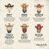 Set, Set 12 Thoughtfully Gourmet, Wild Western-Themed BBQ Sauce and Rubs Book Gift Includes Honey, Montreal Rub & More