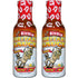 Kickin' Spicy Teriyaki Sauce with Habanero 13 oz (2 Pack) - Premium Gourmet Stir Fry Sauce