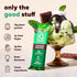 24 Count IQBAR Clean Plant Protein Bars - Chocolate Mint Chip - - Keto, Vegan, High Fiber, Gluten and Dairy Free, Low