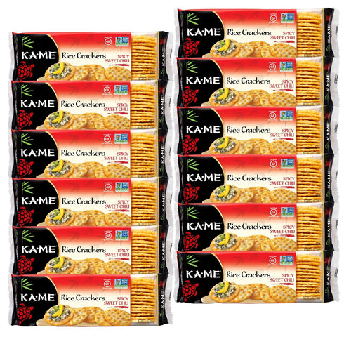 Ka-Me Rice Crackers Gluten Free And Non GMO Verified - Spicy Sweet