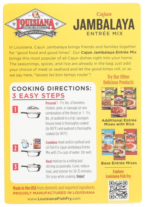 7.5 OZ LOUISIANA FISH FRY MIX JAMBALAYA