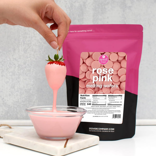 Sweet Shoppe Rose Pink Melting Wafers, 2 pounds