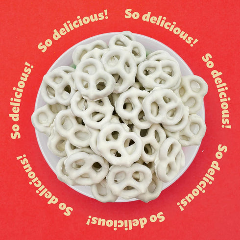 1 Vanilla Yogurt Covered Pretzels, Pound Bag