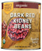 Nature's Greatest Foods , Organic Dark Red Kidney Beans, Food Service Size, Ready to Serve,