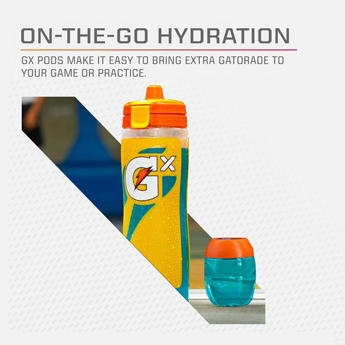 4 Count (Pack 6) Gatorade unisex adult Gatorade GX Pods, Strawberry Raspberry