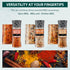 Set 3, 5.2oz(146g), Set, Set, Soeos Spice Seasoning of With Integrated Grinders, Salt and Pepper Grinder Pure and Fresh