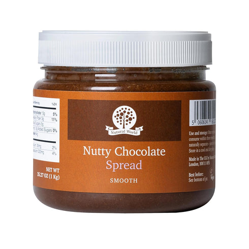 Nutural World - Smooth Nutty Chocolate Spread 35 Oz (1kg)