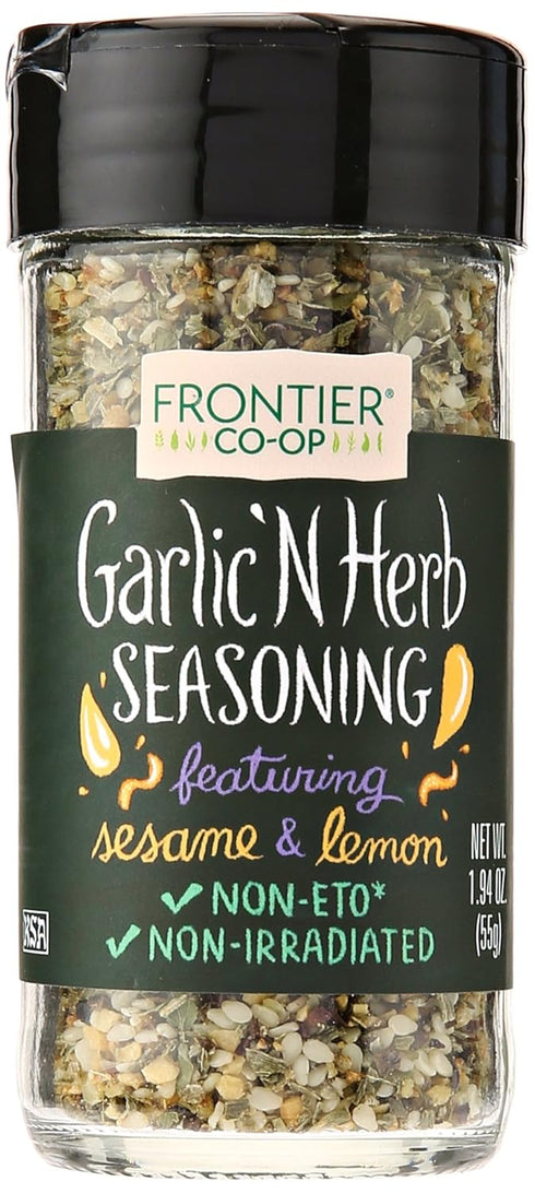 Frontier Garlic N Herb, 1.94 Ounce Spice