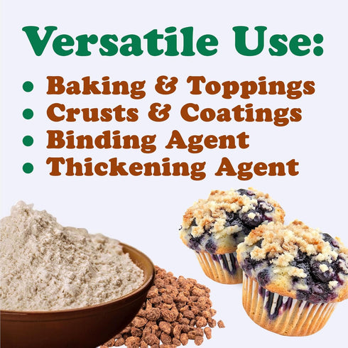 3.5 Food to Live Organic Tigernut Flour, Pounds Nut-Free, High Fiber, Low Carb, Ideal for Baking and Smoothies, Keto