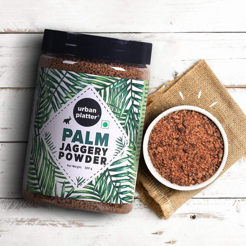 10.58 Oz (300g) Urban Platter Palm Sugar Powder | | Pure & Raw Jaggery Powder | Natural Sweetener | Healthy Sugar