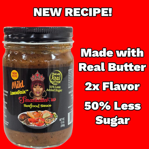 Mild Smackalicious Seafood Sauce with Zesty Lemon Rain