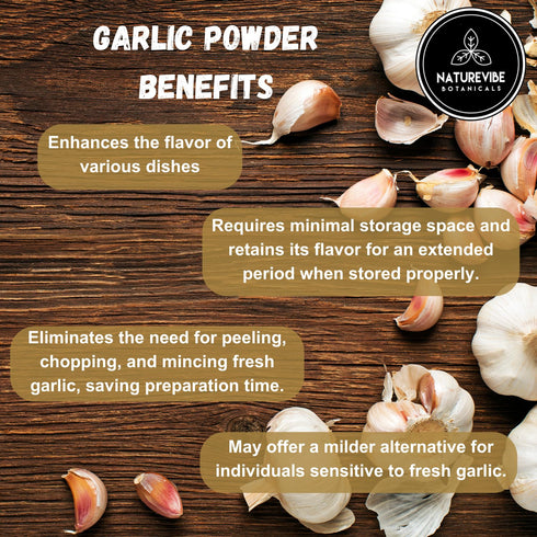 5lbs [Packaging Naturevibe Botanicals Garlic Ground Powder, | Raw, Gluten-Free & Non-GMO | Healthy Spice | Adds Flavor