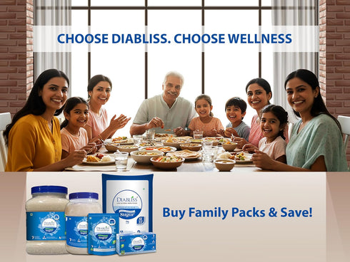 Diabliss 1Kg (1) Diabetic Friendly Herbal Cane Sugar - Free from Chemicals/Artificial Sweeteners - Low Glycemic Index