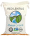 CLEAR CREEK Certified Glyphosate Residue Free Red Lentils | 4 LB |