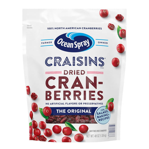Ocean Spray Craisins Original Dried Cranberries, Dried Fruit, 24 Oz Pouch (Pack