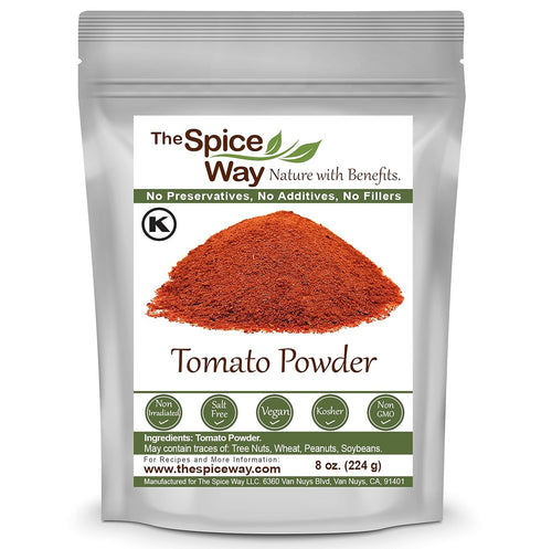 8 oz, 4 oz 4 oz The Spice Way Tomato Powder Sumac Ground and Cardamom Pods