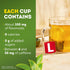 20 Lipton Peach Green Tea Bags, Flavored, Unsweetened Teabags for Hot Tea or Peach Iced Tea with Caffeine