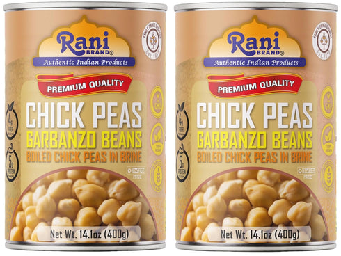 Rani Chick Peas, Garbanzo Beans (Boiled Chick Peas in Brine) Kabuli Chana