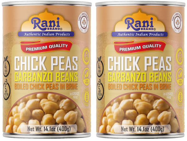 Rani Chick Peas, Garbanzo Beans (Boiled Chick Peas in Brine) Kabuli Chana