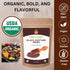 SPICY ORGANIC Indian Black Mustard Seeds, 4 oz, Whole Pure Natural Dried Mustard Seed for Cooking & Seasoning