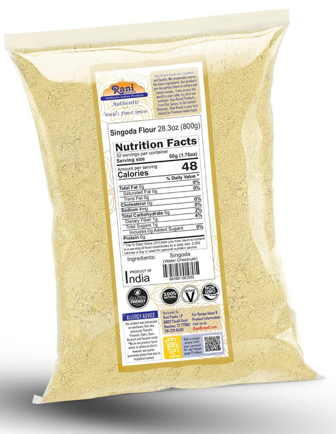 28oz (800g) Rani Singoda Flour (Chetsnut Flour) ~ All Natural | Vegan | Gluten Friendly | NON-GMO | Indian Origin