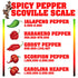 8 Pack Set .75 oz ASS KICKIN' Premium Hot Sauce Travel Size Mini Bottles - Gift With Bottles - Perfect Christmas Gifts