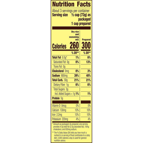 7.6 oz (Pack 12) Old El Paso Spanish Style Rice Mix, Side Dish