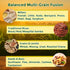 7-Millet (60/40), 950 (2 lb) Danodia Foods Sprouted Roti/Chapati Flour + Whole Wheat g Germinated, Dried & Roasted