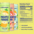 12pk, Immune 5g 12Pack, 12oz wildwonder Sparkling Probiotic Drink For Gut Health & Support, Tropical Vibes Variety