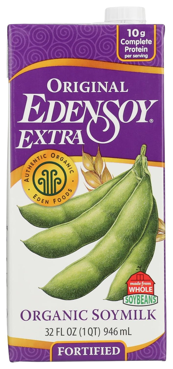 Eden Foods Extra Organic Original Fortified Soymilk, 32 oz