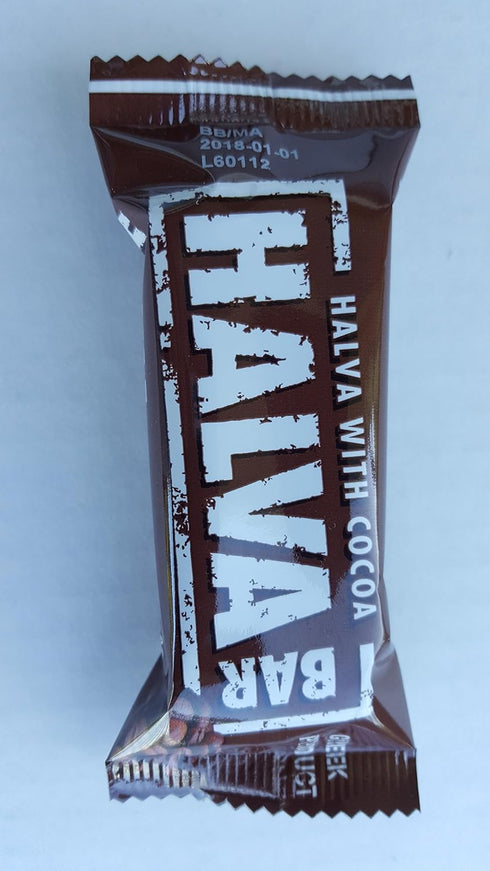 Meditteranean Tahini Halva Bar (Greece -Cocoa ) 40gr/16 bars box