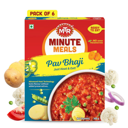 MTR - Pav Bhaji - Spiced Vegetable Gravy - Authentic Indian Ready-to-Eat