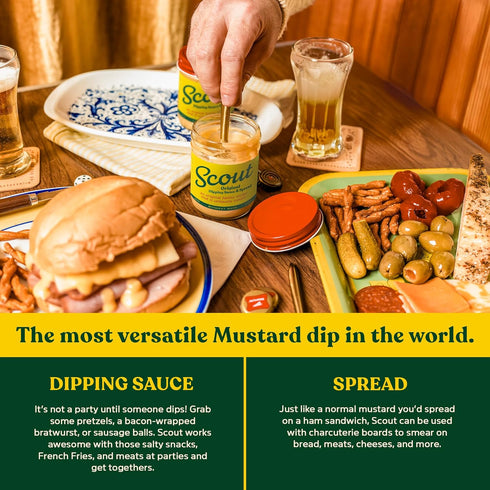 8 oz Scout Original Dipping Sauce & Spread Great-Tasting, Versatile Sauce Crafted with Premium Ingredients Perfect